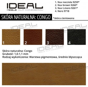 probnik skóry naturalnej Congo