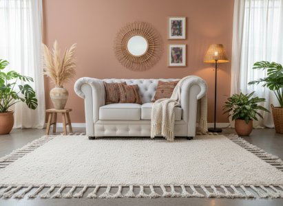 Sofa Chesterfield March z kryształkami 2 os.