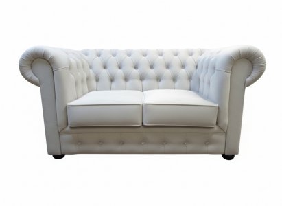 Sofa Chesterfield March z kryształkami 2 os.