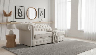 Szezlong rozkładany Chesterfield Normal 3 os.