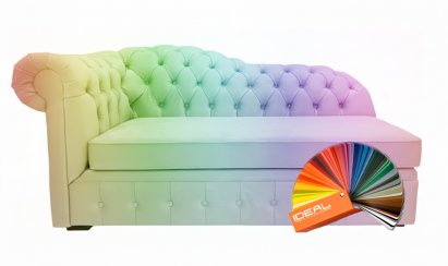 Szezlong rozkładany Chesterfield Normal 3 os.