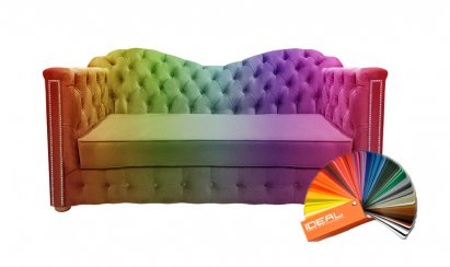 Sofa Chesterfield z funkcją spania Mondelebrity 3 os.