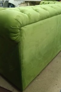 Sofa rozkładana chesterfield Normal z funkcją spania codziennego 3 os.