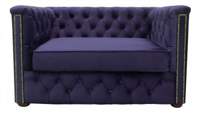 Sofa Rozkładana Mała Chesterfield Celebrity z funkcją spania codziennego 2 os.