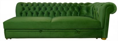 Sofa Chesterfield Normal Relax bez boku z funkcją spania 4 os.