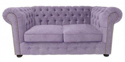 Sofa Chesterfield Violett 2 os.