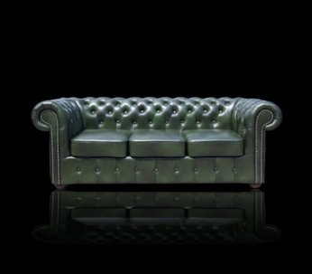 Sofa Chesterfield Original Classic skórzana 3 os.