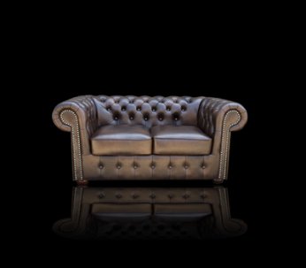 Sofa Chesterfield Original Classic skórzana 2 os.