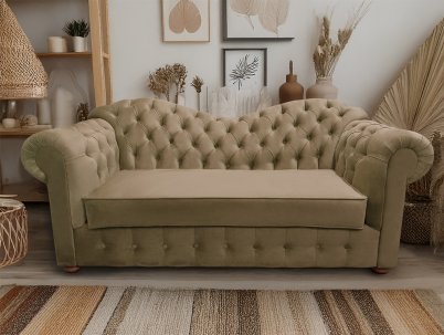 Sofa Chesterfield z funkcją spania Mondo 2 os.