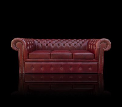 Sofa Chesterfield Original Classic Plus skórzana rozkładana 3 os.