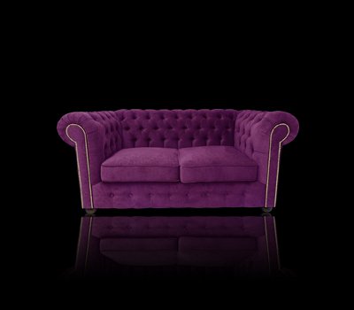 Sofa Chesterfield Violett